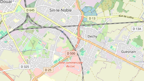 Carte de localisation de l'évènement