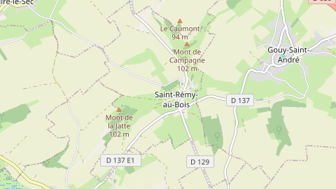 Carte de localisation de l'évènement