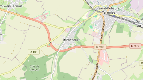 Carte de localisation de l'évènement