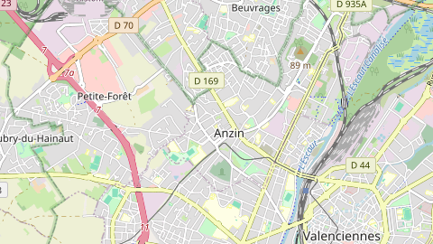 Carte de localisation de l'évènement