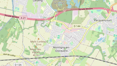 Carte de localisation de l'évènement