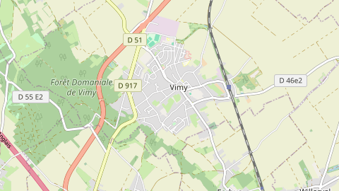 Carte de localisation de l'évènement