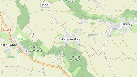 Carte de localisation de l'évènement