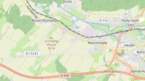 Carte de localisation de l'évènement