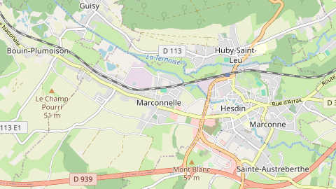 Carte de localisation de l'évènement