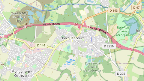 Carte de localisation de l'évènement