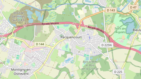 Carte de localisation de l'évènement