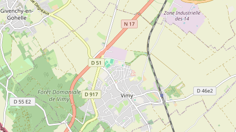 Carte de localisation de l'évènement