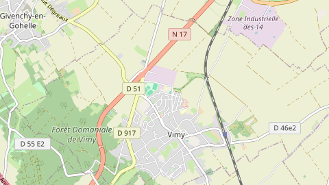Carte de localisation de l'évènement