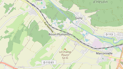 Carte de localisation de l'évènement