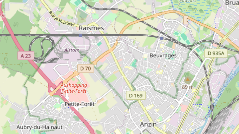 Carte de localisation de l'évènement