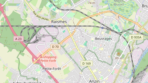 Carte de localisation de l'évènement