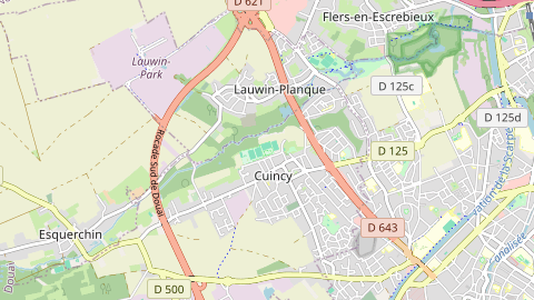 Carte de localisation de l'évènement