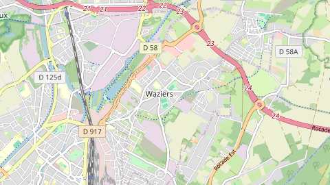 Carte de localisation de l'évènement