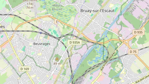 Carte de localisation de l'évènement