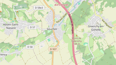 Carte de localisation de l'évènement