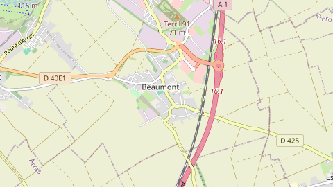 Carte de localisation de l'évènement