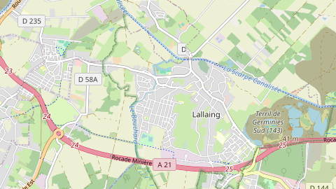 Carte de localisation de l'évènement