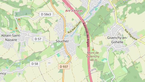 Carte de localisation de l'évènement
