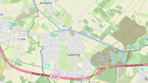 Carte de localisation de l'évènement