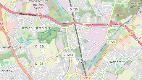 Carte de localisation de l'évènement