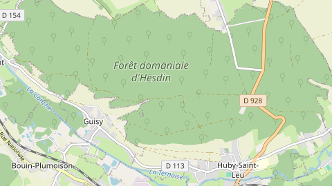 Carte de localisation de l'évènement