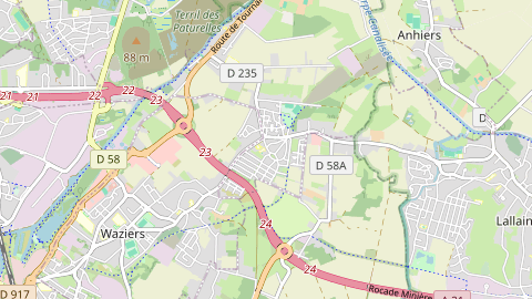 Carte de localisation de l'évènement