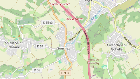 Carte de localisation de l'évènement