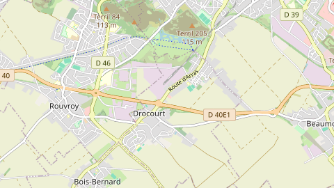 Carte de localisation de l'évènement