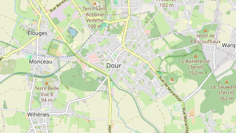 Carte de localisation de l'évènement