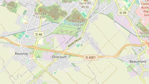 Carte de localisation de l'évènement