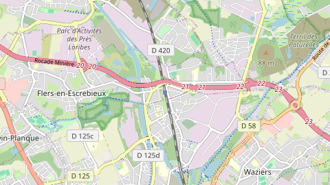 Carte de localisation de l'évènement