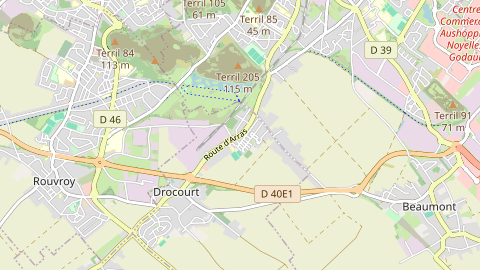Carte de localisation de l'évènement