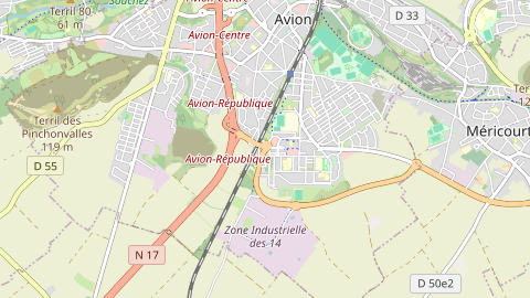 Carte de localisation de l'évènement