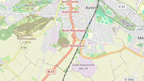 Carte de localisation de l'évènement