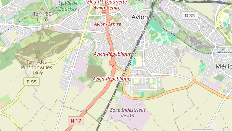 Carte de localisation de l'évènement