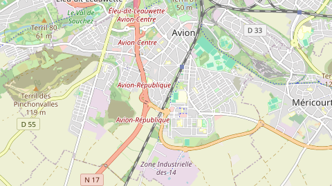 Carte de localisation de l'évènement