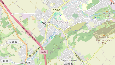 Carte de localisation de l'évènement