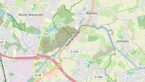 Carte de localisation de l'évènement