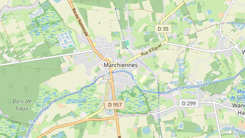 Carte de localisation de l'évènement