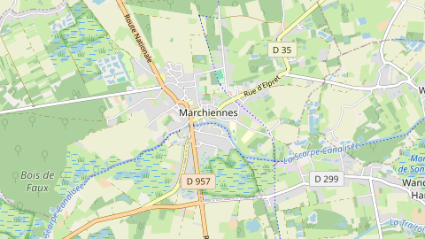 Carte de localisation de l'évènement