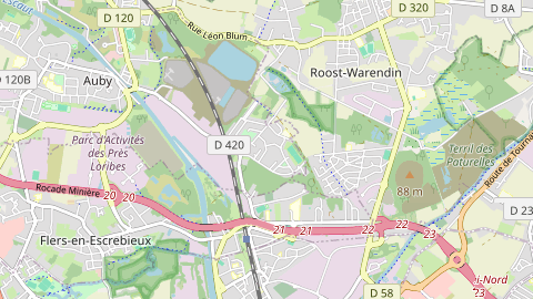 Carte de localisation de l'évènement