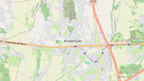 Carte de localisation de l'évènement