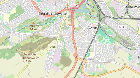 Carte de localisation de l'évènement