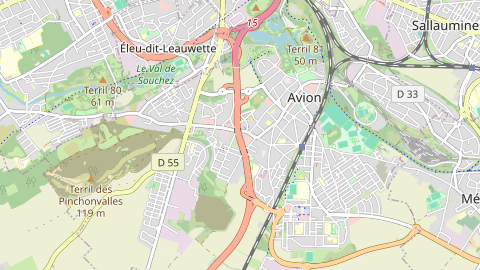 Carte de localisation de l'évènement