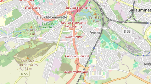 Carte de localisation de l'évènement