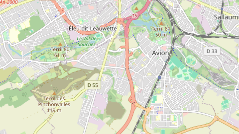 Carte de localisation de l'évènement