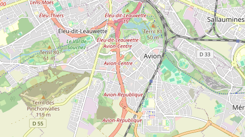 Carte de localisation de l'évènement