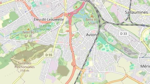 Carte de localisation de l'évènement
