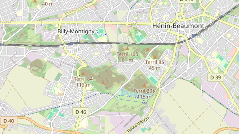 Carte de localisation de l'évènement